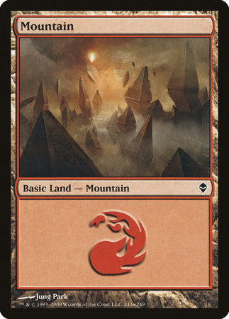 Mountain (243a) [Zendikar] | Tabernacle Games