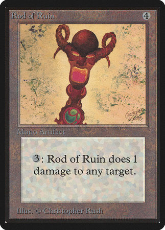 Rod of Ruin [Limited Edition Beta] | Tabernacle Games