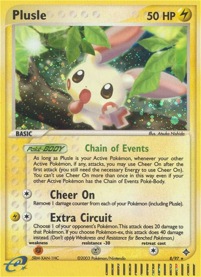 Plusle (8/97) [EX: Dragon] | Tabernacle Games