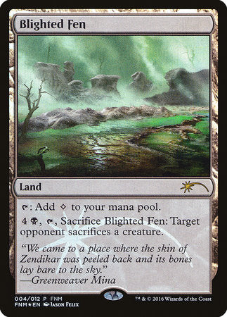 Blighted Fen [Friday Night Magic 2016] | Tabernacle Games