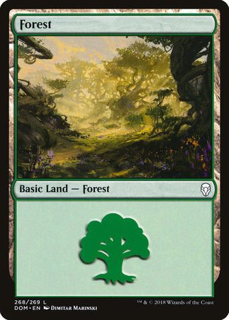 Forest (268) [Dominaria] | Tabernacle Games