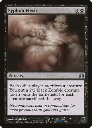 Syphon Flesh [Commander 2011] | Tabernacle Games