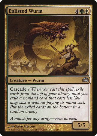 Enlisted Wurm [Planechase 2012] | Tabernacle Games