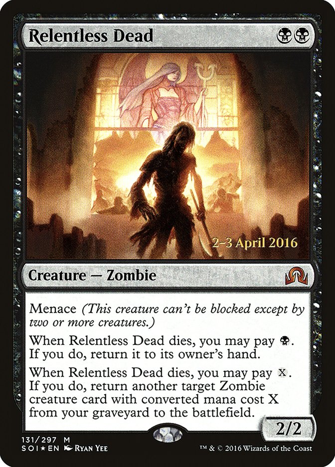 Relentless Dead [Shadows over Innistrad Prerelease Promos] | Tabernacle Games
