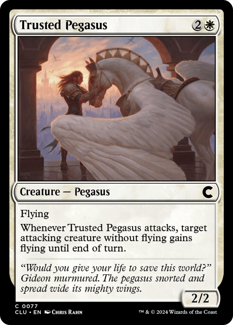 Trusted Pegasus [Ravnica: Clue Edition] | Tabernacle Games