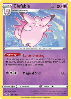 Clefable (064/185) [Sword & Shield: Vivid Voltage] | Tabernacle Games