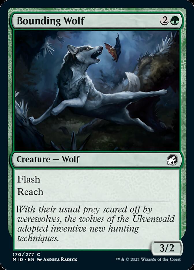 Bounding Wolf [Innistrad: Midnight Hunt] | Tabernacle Games