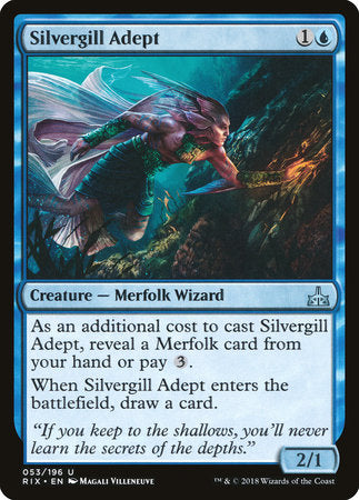 Silvergill Adept [Rivals of Ixalan] | Tabernacle Games