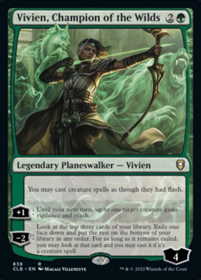 Vivien, Champion of the Wilds [Commander Legends: Battle for Baldur's Gate] | Tabernacle Games