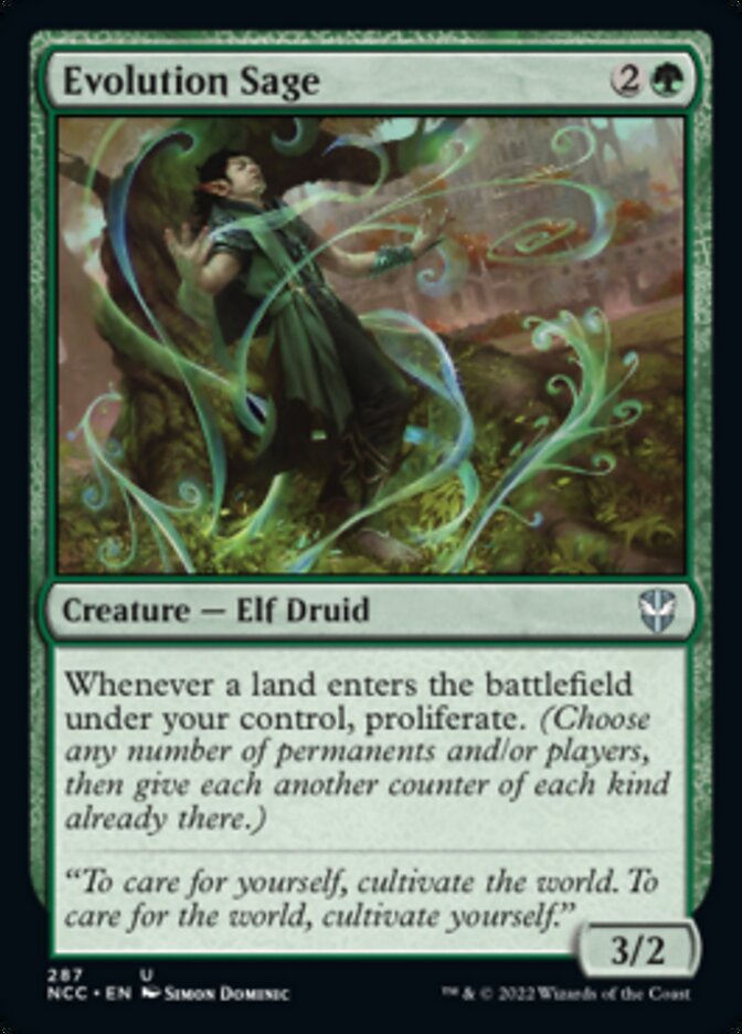 Evolution Sage [Streets of New Capenna Commander] | Tabernacle Games