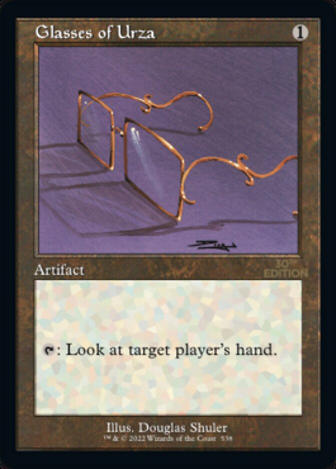 Glasses of Urza (Retro) [30th Anniversary Edition] | Tabernacle Games