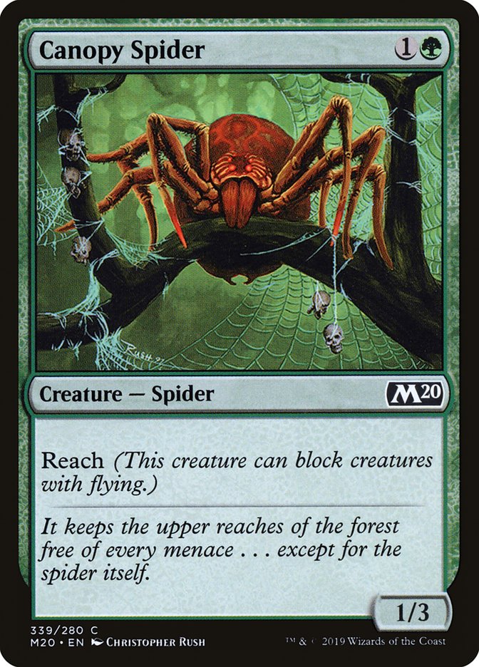 Canopy Spider [Core Set 2020] | Tabernacle Games