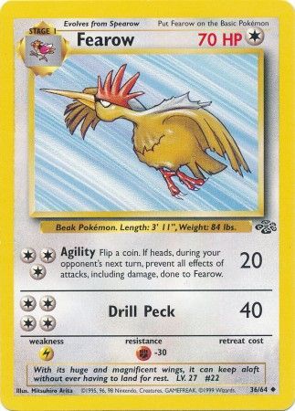 Fearow (36/64) [Jungle Unlimited] | Tabernacle Games