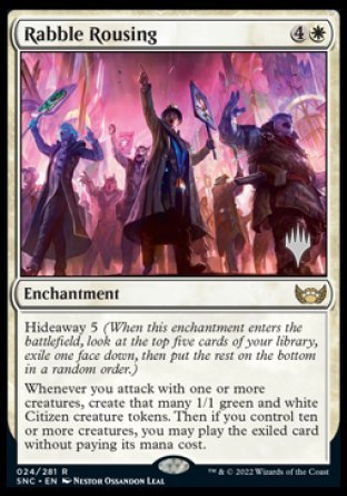 Rabble Rousing (Promo Pack) [Streets of New Capenna Promos] | Tabernacle Games