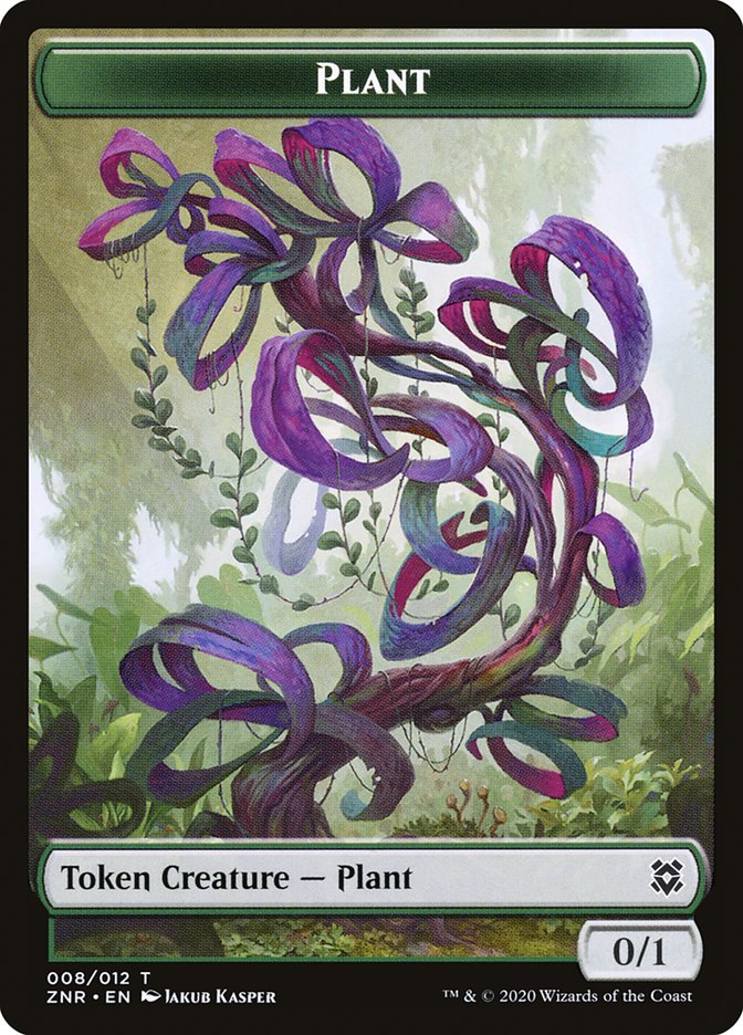 Plant Token [Zendikar Rising] | Tabernacle Games