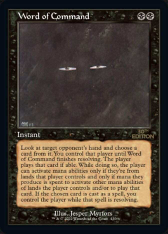 Word of Command (Retro) [30th Anniversary Edition] | Tabernacle Games