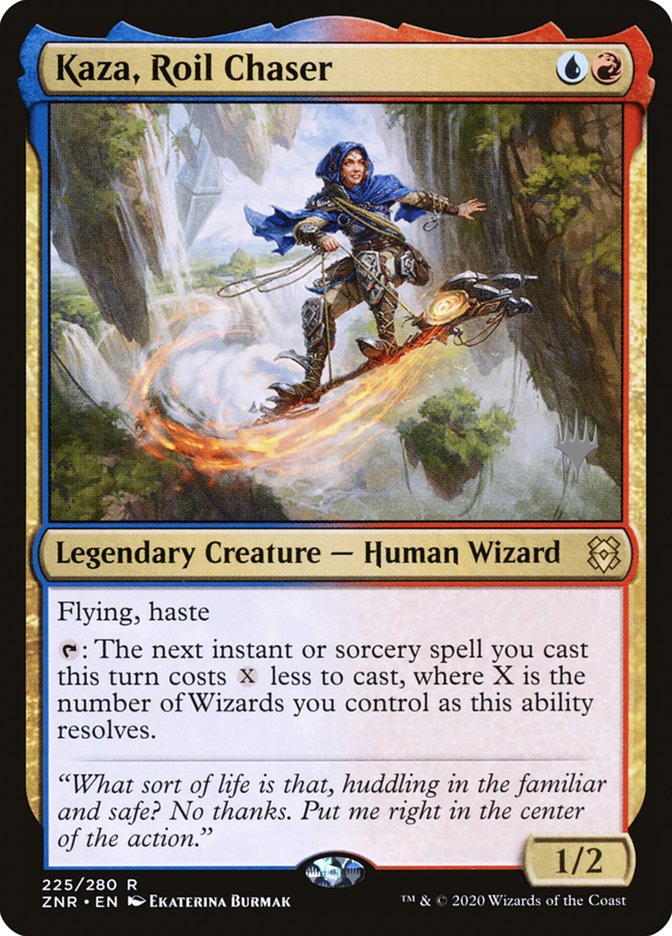 Kaza, Roil Chaser (Promo Pack) [Zendikar Rising Promos] | Tabernacle Games