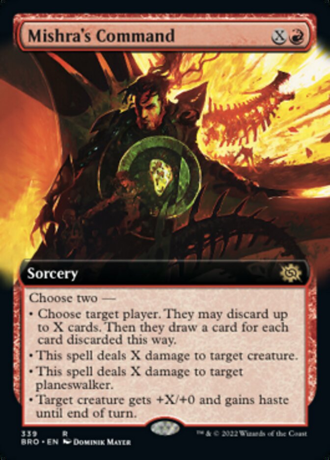 Mishra's Command (Extended Art) [The Brothers' War] | Tabernacle Games