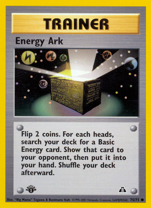 Energy Ark (75/75) [Neo Discovery 1st Edition] | Tabernacle Games
