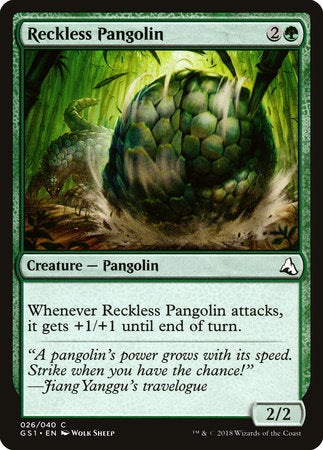 Reckless Pangolin [Global Series Jiang Yanggu & Mu Yanling] | Tabernacle Games