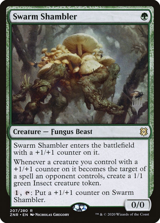 Swarm Shambler (Promo Pack) [Zendikar Rising Promos] | Tabernacle Games