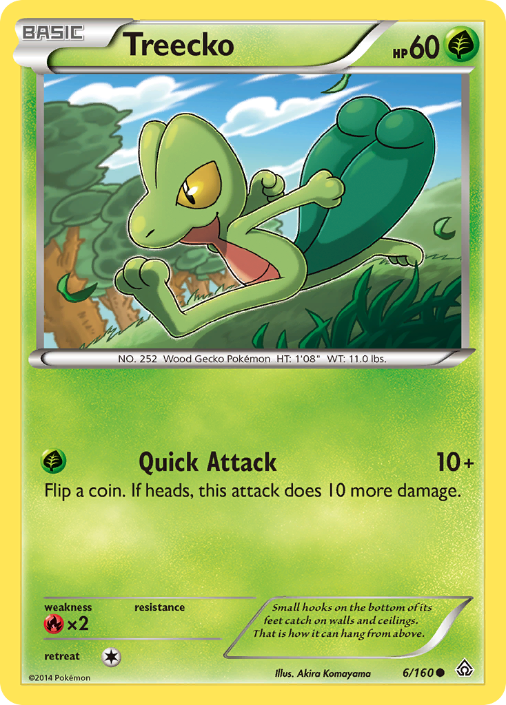 Treecko (6/160) [XY: Primal Clash] | Tabernacle Games