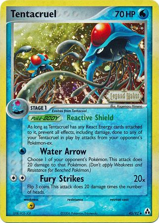 Tentacruel (45/92) (Stamped) [EX: Legend Maker] | Tabernacle Games