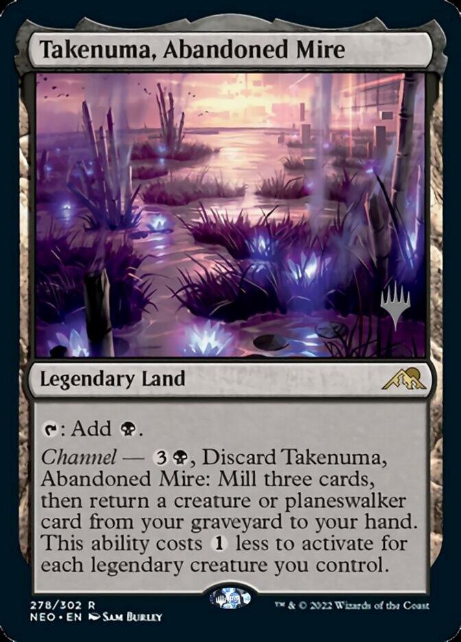Takenuma, Abandoned Mire (Promo Pack) [Kamigawa: Neon Dynasty Promos] | Tabernacle Games