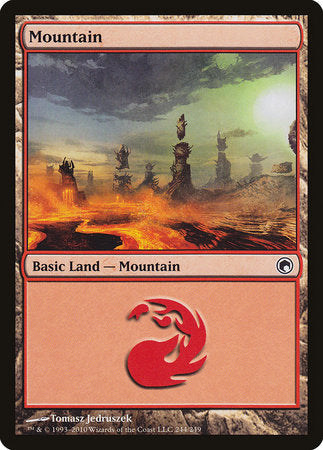 Mountain (244) [Scars of Mirrodin] | Tabernacle Games