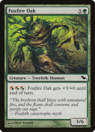 Foxfire Oak [Shadowmoor] | Tabernacle Games