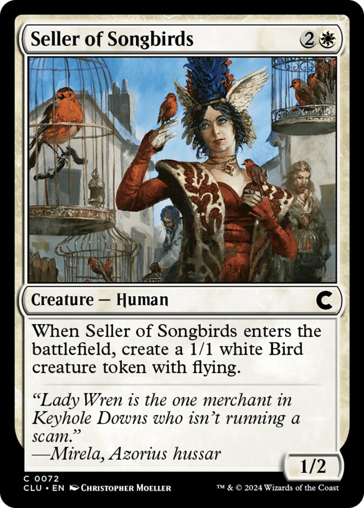 Seller of Songbirds [Ravnica: Clue Edition] | Tabernacle Games