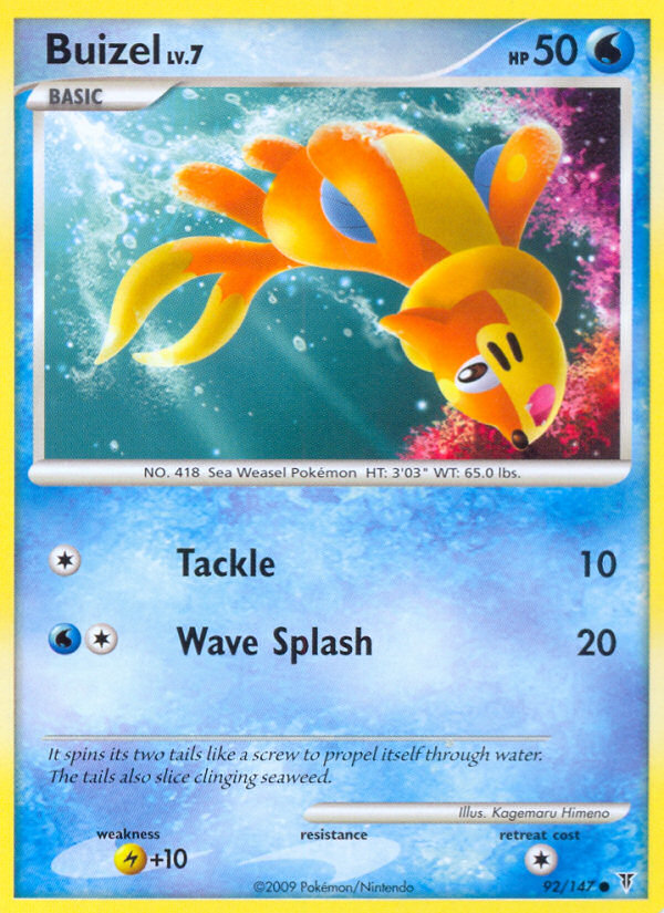 Buizel (92/147) [Platinum: Supreme Victors] | Tabernacle Games