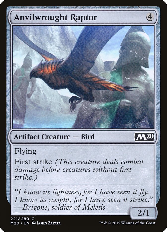 Anvilwrought Raptor [Core Set 2020] | Tabernacle Games