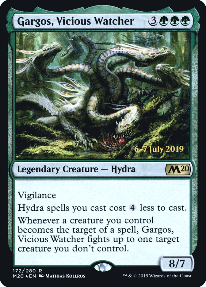 Gargos, Vicious Watcher  [Core Set 2020 Prerelease Promos] | Tabernacle Games