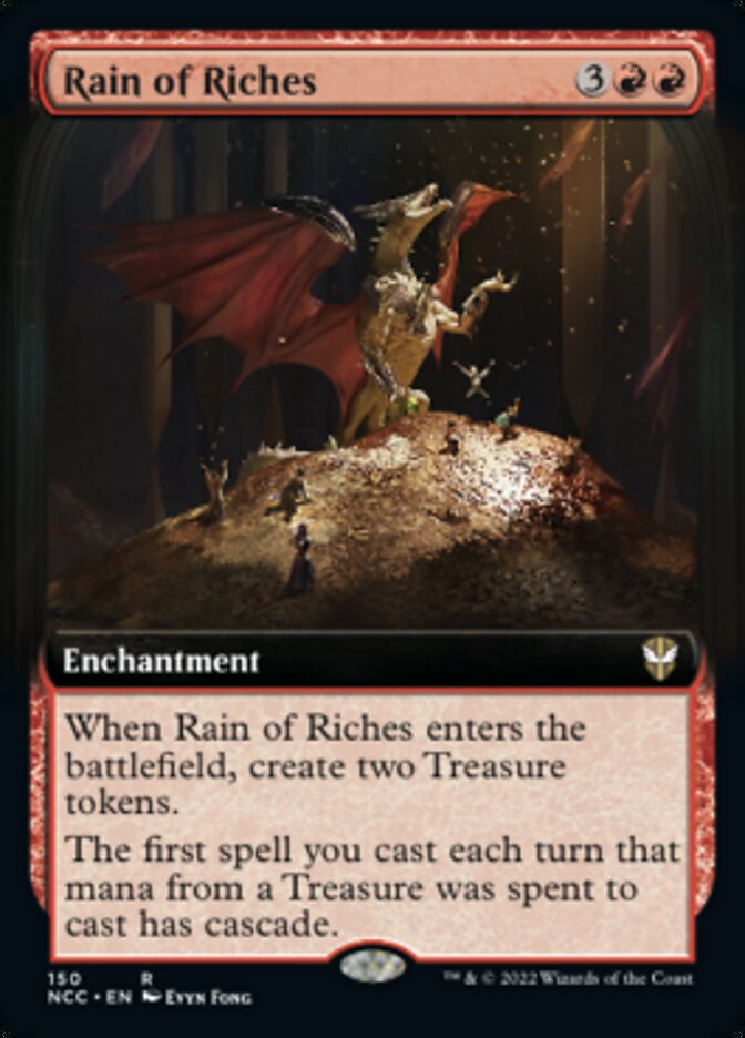 Rain of Riches (Extended Art) [Streets of New Capenna Commander] | Tabernacle Games