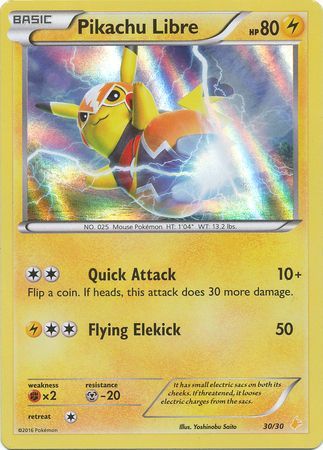 Pikachu Libre (30/30) [XY: Trainer Kit 3 - Pikachu Libre] | Tabernacle Games