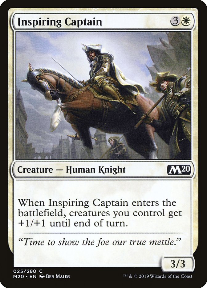 Inspiring Captain [Core Set 2020] | Tabernacle Games