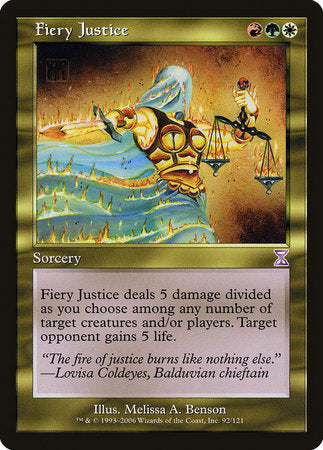 Fiery Justice [Time Spiral Timeshifted] | Tabernacle Games