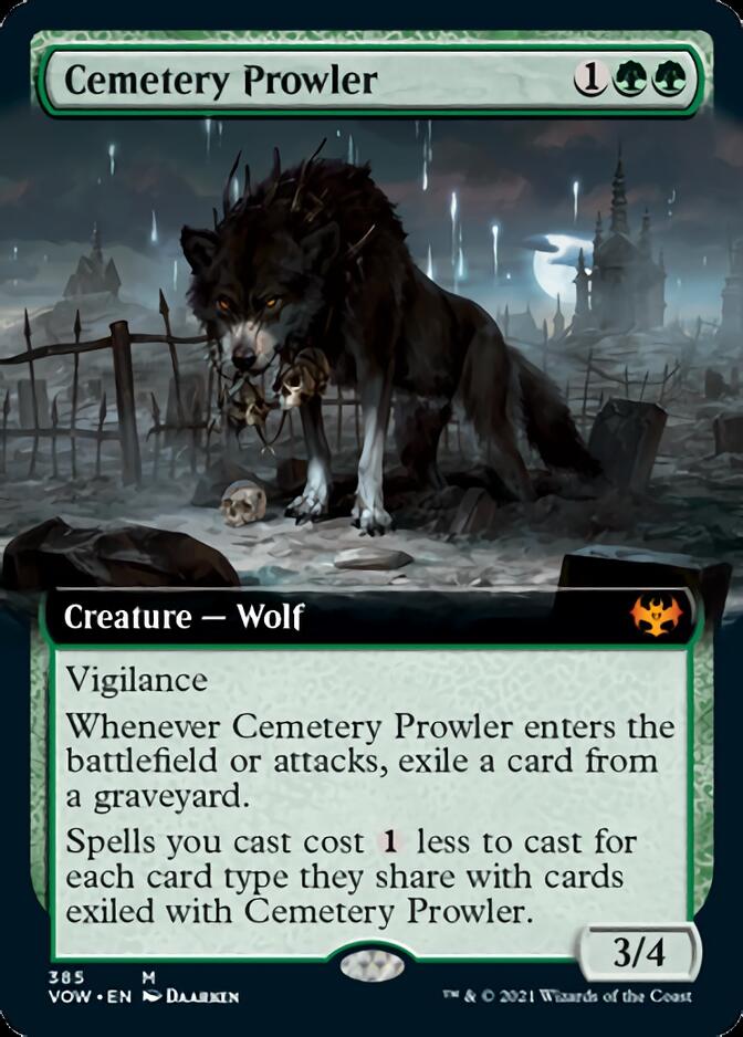 Cemetery Prowler (Extended) [Innistrad: Crimson Vow] | Tabernacle Games