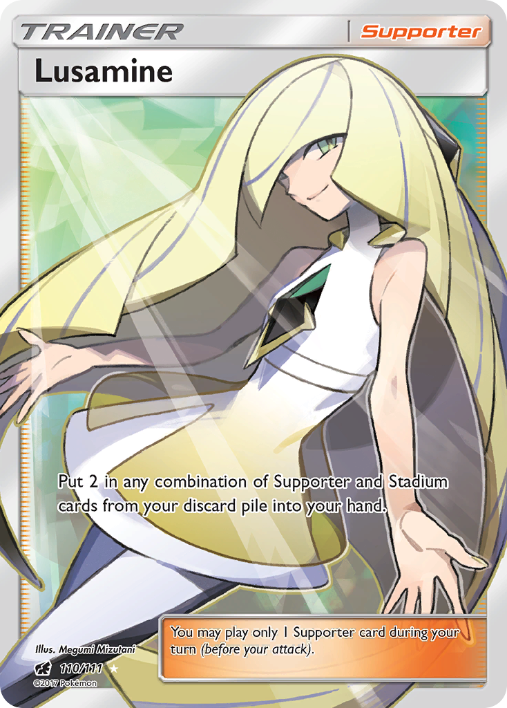 Lusamine (110/111) [Sun & Moon: Crimson Invasion] | Tabernacle Games