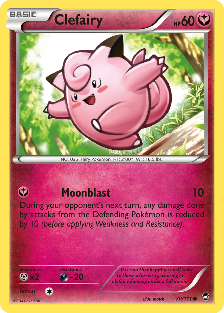 Clefairy (70/111) [XY: Furious Fists] | Tabernacle Games