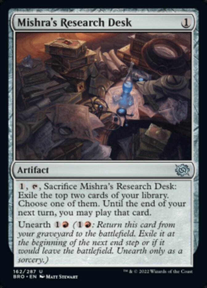 Mishra's Research Desk [The Brothers' War] | Tabernacle Games