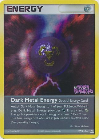 Dark Metal Energy (97/110) (Stamped) [EX: Holon Phantoms] | Tabernacle Games