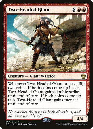 Two-Headed Giant [Dominaria Promos] | Tabernacle Games