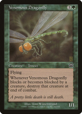 Venomous Dragonfly [Mercadian Masques] | Tabernacle Games