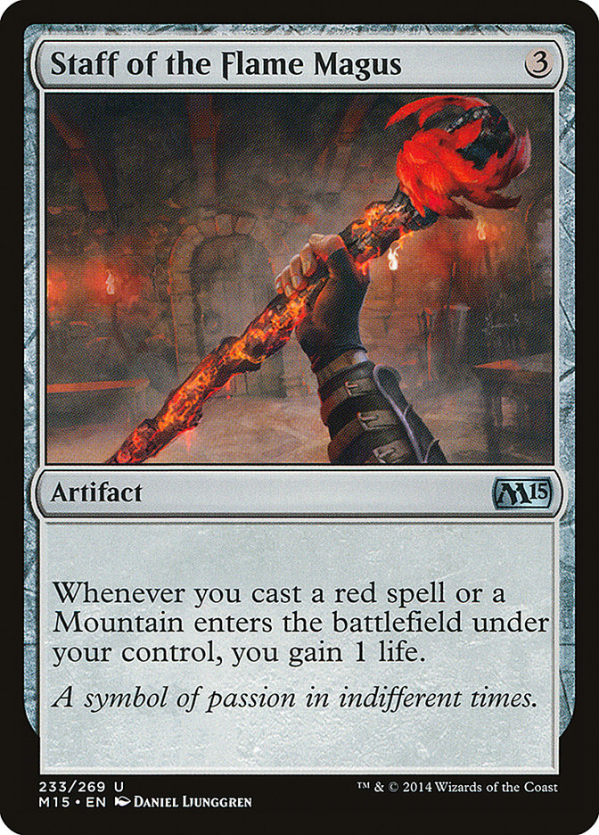 Staff of the Flame Magus [Magic 2015] | Tabernacle Games