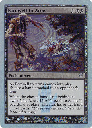 Farewell to Arms (Alternate Foil) [Unhinged] | Tabernacle Games