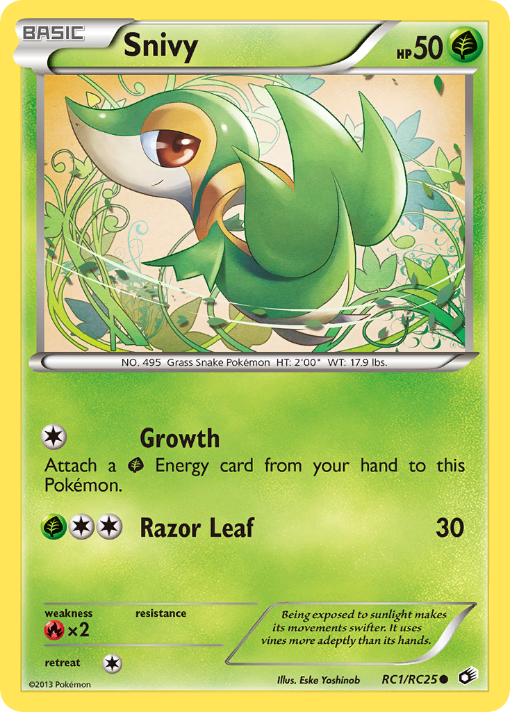 Snivy (RC1/RC25) [Black & White: Legendary Treasures] | Tabernacle Games