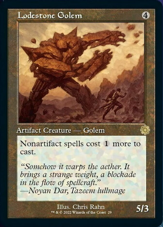 Lodestone Golem (Retro) [The Brothers' War Retro Artifacts] | Tabernacle Games