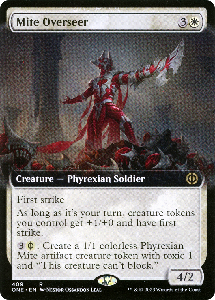 Mite Overseer (Extended Art) [Phyrexia: All Will Be One] | Tabernacle Games